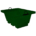 Crane Lift Mortar Tub 250 Litre - Dark Green