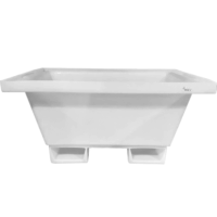 Enclosed Feet Mortar Tubs