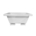 ENCLOSED FEET COMBI MORTAR TUB 250 LITRE – WHITE